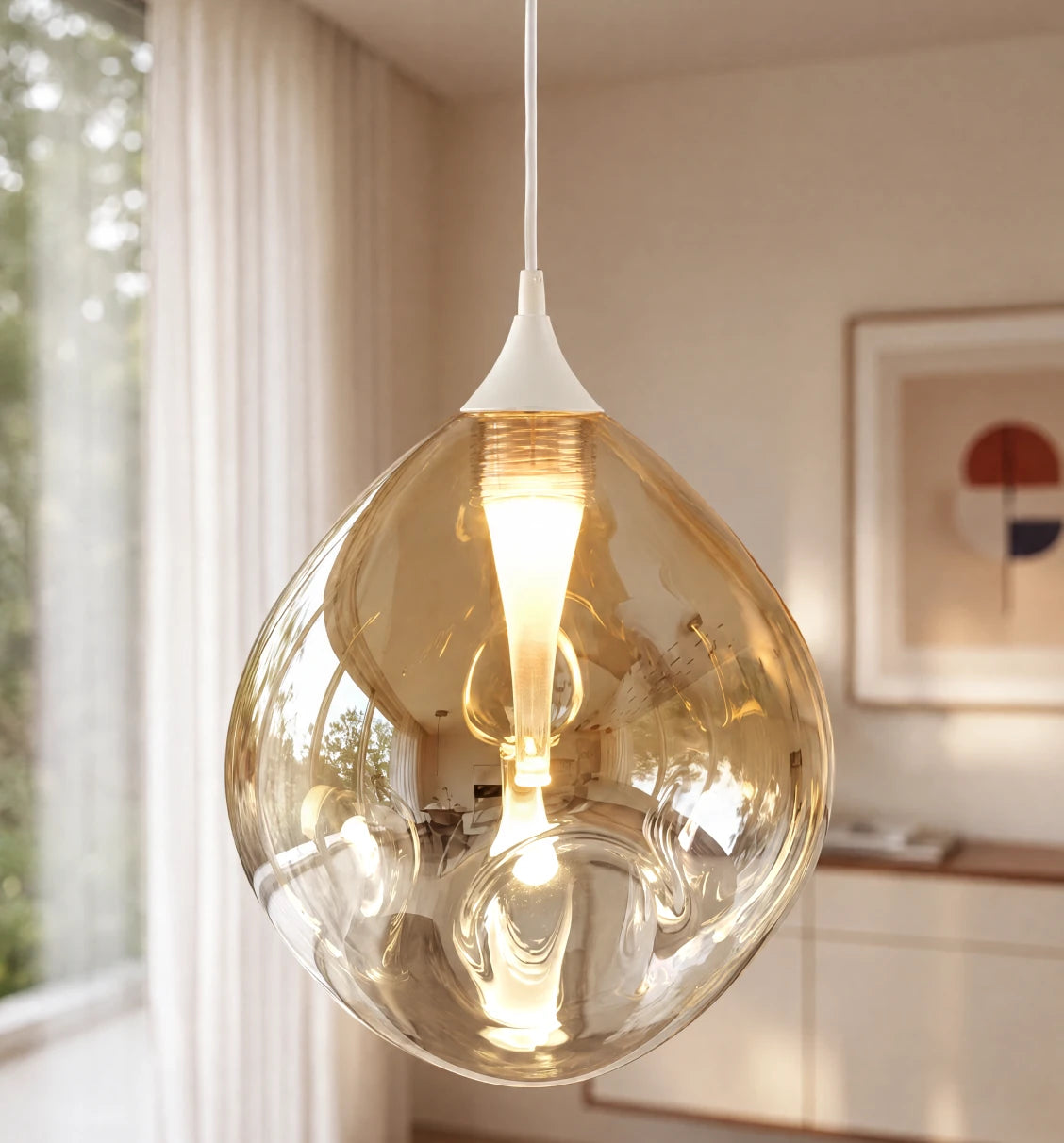Glas mit Farbverlauf als Blickfang