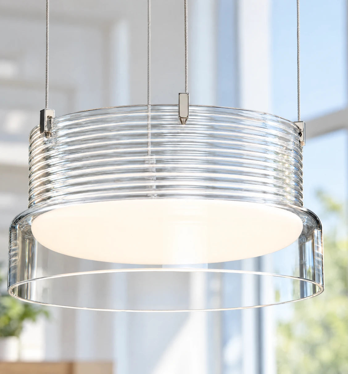 Vetro e cromo dal design retrò