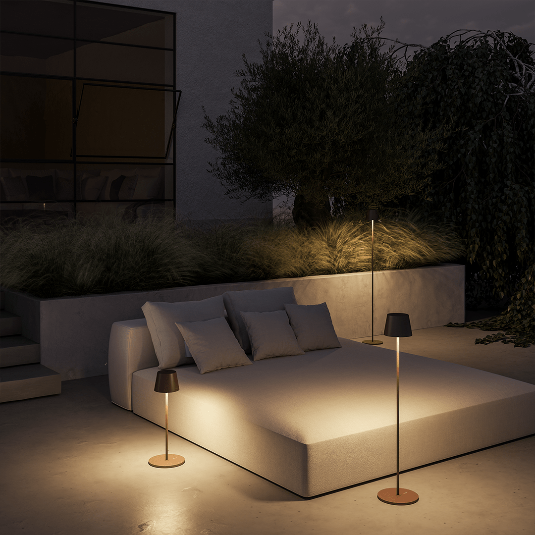 Beleuchtung, die mit dir geht